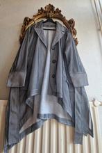 Als nieuw! Kekoo apart zwart wit gaten a symmetrische jas, Zwart, Ophalen of Verzenden, Kekoo, Jas of Mantel