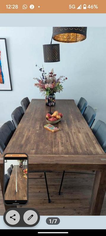 Eet-tafel rechthoekig zoekt nieuw huis beschikbaar voor biedingen