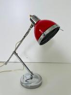 Retro bureaulamp, Huis en Inrichting, Lampen | Tafellampen, Gebruikt, Ophalen of Verzenden, Metaal, Minder dan 50 cm