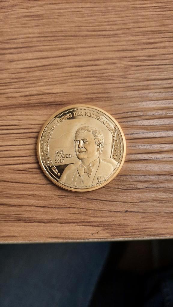 Willem Alexander 50 jaar Herdenkingsuitgifte, Postzegels en Munten, Munten | Nederland, Euro's, Koningin Beatrix, Ophalen of Verzenden