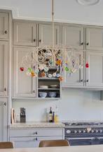 Harco Loor stijl Design lamp - 20 Muranoglas bolletjes, Huis en Inrichting, Lampen | Hanglampen, Ophalen, Zo goed als nieuw, Glas