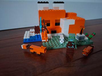 LEGO Minecraft De Vossenburcht 21178 beschikbaar voor biedingen