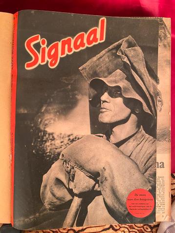 INGEBONDEN TIJDSCHRIFTEN “SIGNAAL” (‘42-‘43) beschikbaar voor biedingen