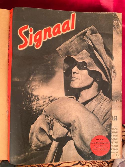 INGEBONDEN TIJDSCHRIFTEN “SIGNAAL” (‘42-‘43), Verzamelen, Militaria | Tweede Wereldoorlog, Landmacht, Boek of Tijdschrift, Nederland