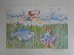 Kunstdruk Annemieke Bunjes, Antiek en Kunst, Kunst | Litho's en Zeefdrukken, Ophalen of Verzenden