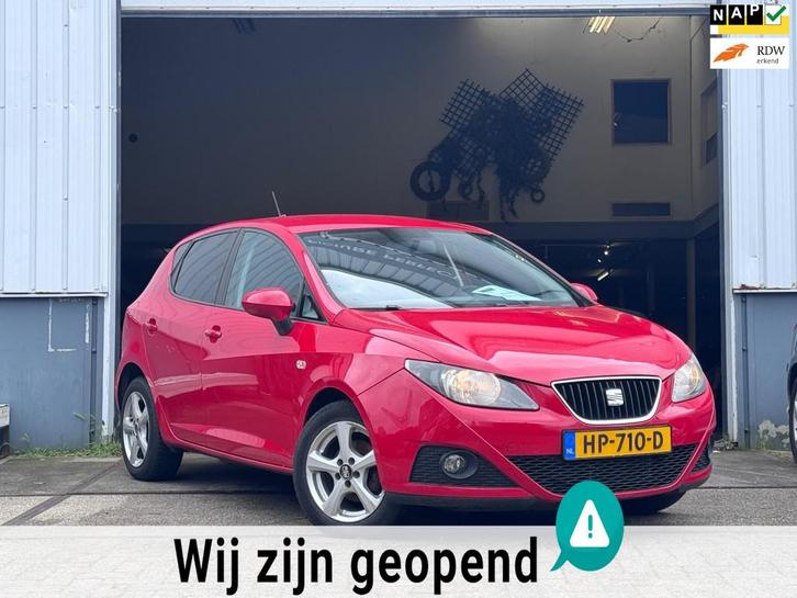 Seat Ibiza 1.2 Reference 5 DRS|AIRCO|STOELVERWARMING|ELEK. R, Auto's, Seat, Bedrijf, Te koop, Ibiza, ABS, Airbags, Airconditioning