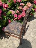 Antieke vintage stoel bekleding is in goede staat, Ophalen of Verzenden