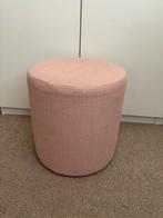 Leuke roze poef, Ophalen, Minder dan 50 cm, Rond, Zo goed als nieuw
