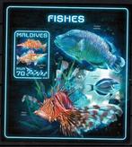 maldivwes 2018 pf blok vissen zeeleven fishes 1, Ophalen of Verzenden, Postfris, Dier of Natuur