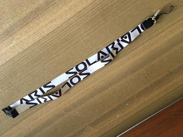 2x Solaris keykoord / neklint / keycord, Verzamelen, Automerken, Motoren en Formule 1, Nieuw, Auto's, Ophalen of Verzenden