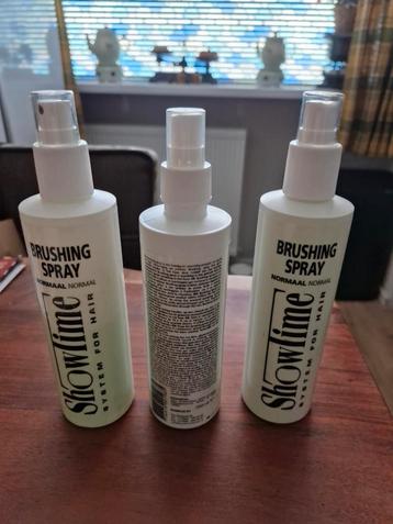 SHOWTIME BRUSCHING SPRAY - 3 FLESJES IN PRIJS VERLAAGD beschikbaar voor biedingen