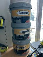 Brander Brava Isotex – Isolerende muurverf (3  10 liter), Ophalen, Zo goed als nieuw, Wit