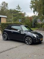 Mini 1.6 16V Cooper Cabrio 2008 Zwart, Auto's, Mini, Voorwielaandrijving, Parkeersensor, 4 cilinders, Cabriolet