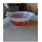 vintagel acropal france lotus pyrec overschaal rode bloem, Ophalen of Verzenden