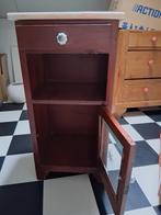 Oud staand kastje met marmer blad, Ophalen