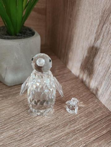 Swarovski Pinguïn met Baby Kristal beschikbaar voor biedingen