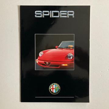 Alfa Romeo Spider folder / brochure uit februari 1993