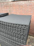 Rubberen stal  mat matten tegels 1 x 1 x 4 cm, Weidegang