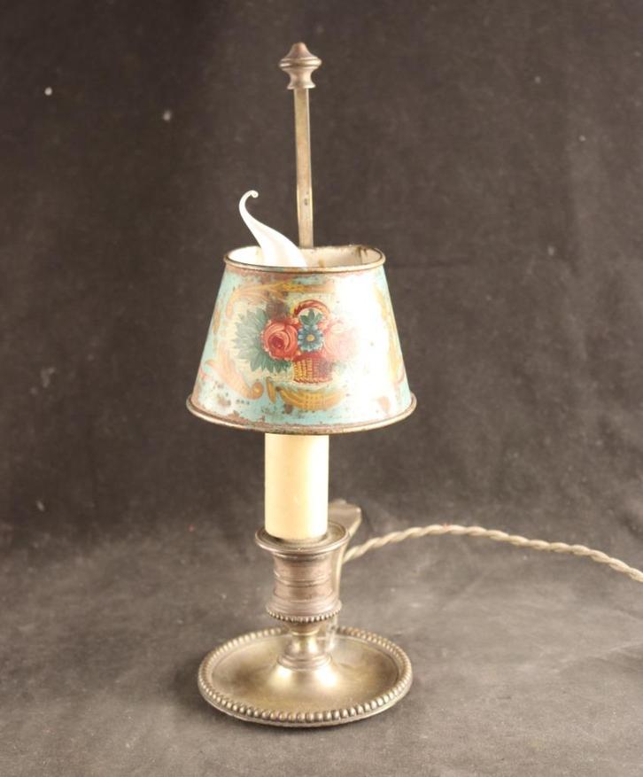 Antiek Frans tafellampje, Antiek en Kunst, Antiek | Lampen, Verzenden