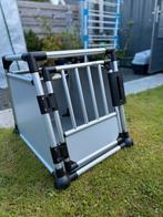 Hondenbench voor auto aluminium. Middel hond, Ophalen, Zo goed als nieuw, 75 tot 110 cm