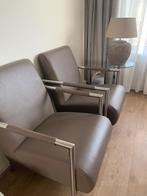 Leuke moderne fauteuils, Huis en Inrichting, Fauteuils, Ophalen, 75 tot 100 cm, Zo goed als nieuw, Metaal