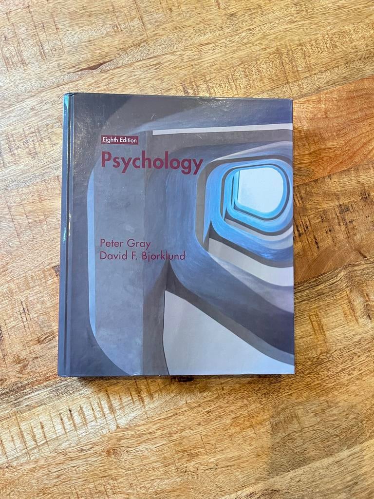 Psychology Gray and Bjorklund 8th edition, Boeken, Ophalen of Verzenden, Zo goed als nieuw