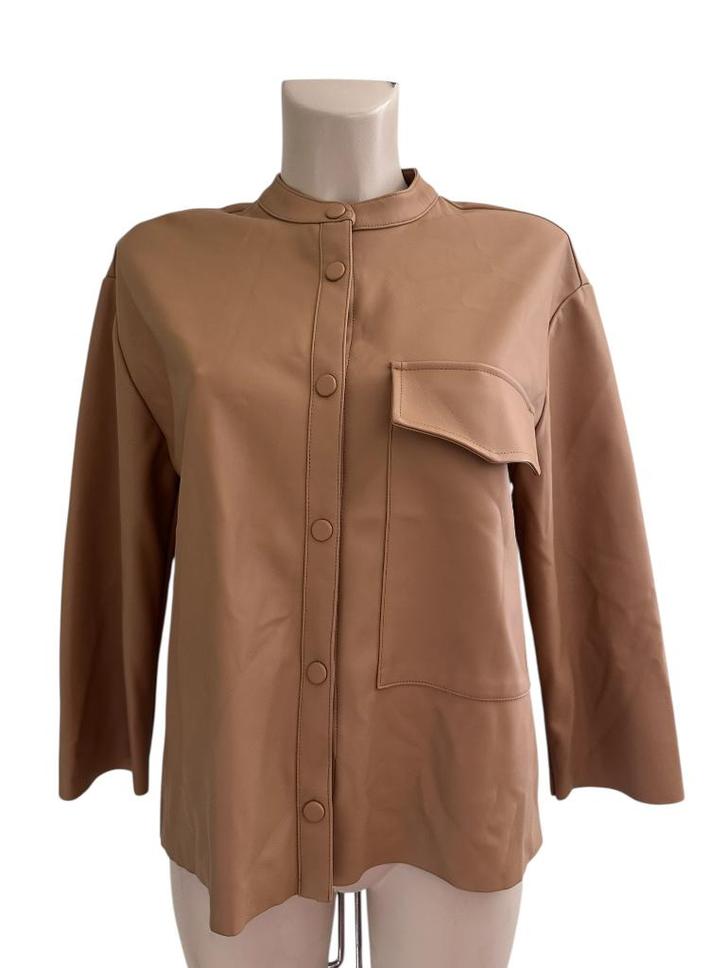 Yaya blouse L, Kleding | Dames, Blouses en Tunieken, Zo goed als nieuw, Maat 38/40 (M), Bruin, Ophalen of Verzenden