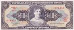 Brazilië 5 centavos op 50 cruzeiros 1966-67, Verzenden, Zuid-Amerika, Los biljet