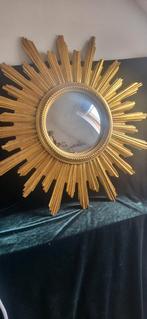 Zonnespiegel / Butler Spiegel Goud doorsnede 60 cm, Huis en Inrichting, Woonaccessoires | Spiegels, Gebruikt, Rond, Ophalen of Verzenden