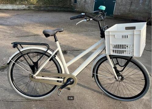 Cortina HPV fiets wit, Fietsen en Brommers, Fietsen | Dames | Damesfietsen, Gebruikt, Overige merken, Versnellingen, 50 tot 53 cm