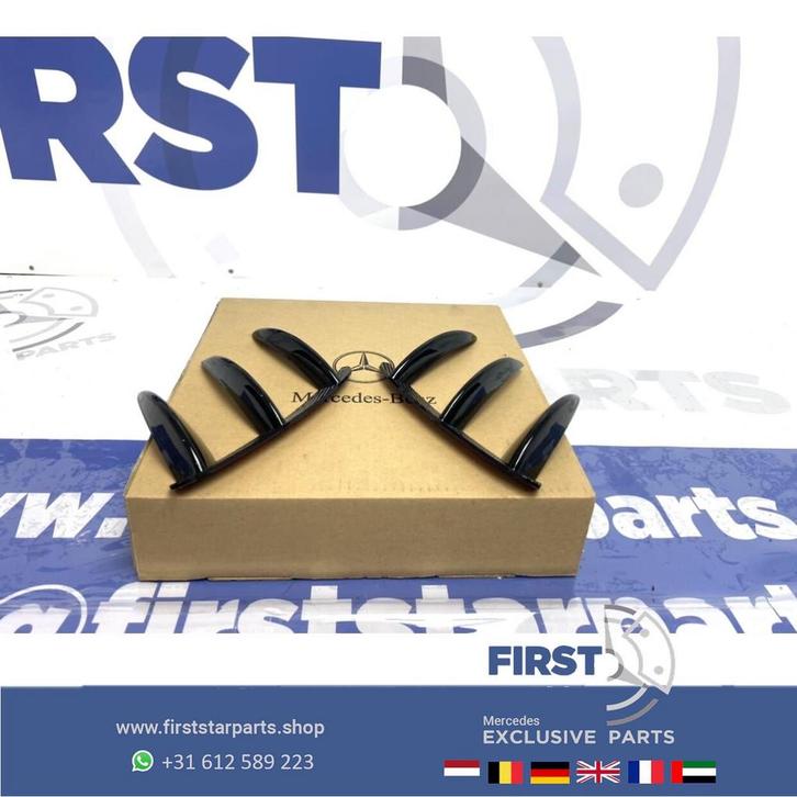 W177 A45 AMG ACHTERBUMPER AERO SPLITTER SET L/R 2018-2022 SP, Auto-onderdelen, Carrosserie en Plaatwerk, Achterklep, Mercedes-Benz