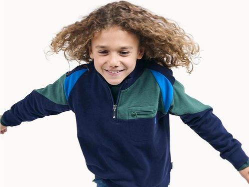 Sweater met rits Tumble ‘n Dry maat 104 donkerblauw, Kinderen en Baby's, Kinderkleding | Maat 104, Zo goed als nieuw, Jongen, Trui of Vest