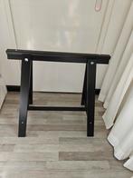 Zwarte schragen / tafelpoten, Ophalen, Tafelpoot, Minder dan 50 cm, Minder dan 50 cm