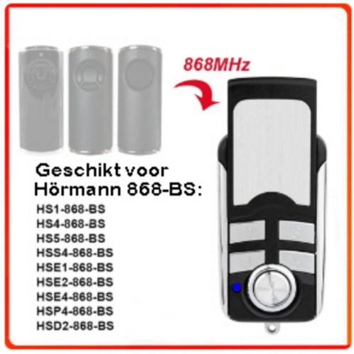 Replica voor Hörmann 868-BS (HES2, HSE4, HSE5) - Handzender, Doe-het-zelf en Verbouw, Deuren en Horren, Nieuw, Garagedeur, Verzenden