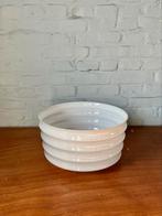 Grote design glazen vaas wit glas, Ophalen