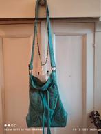 Ibiza Boho Leren Tas - Zo Goed Als Nieuw!, Ophalen of Verzenden, Zo goed als nieuw, Blauw, Schoudertasje