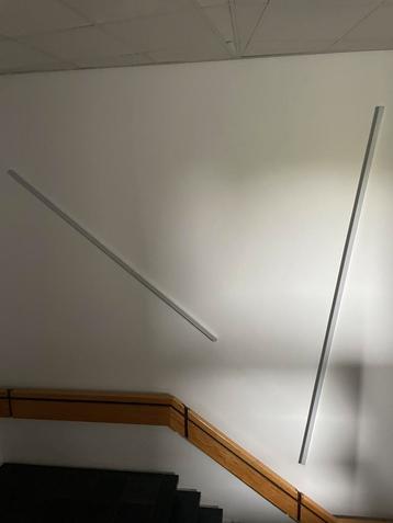 9x Zeer lange LED buizen, wand design lampen, modern tl lamp beschikbaar voor biedingen
