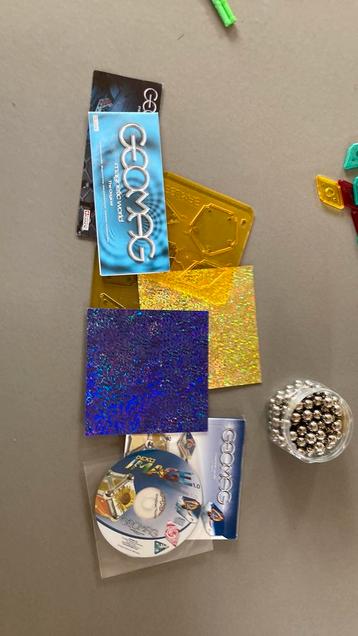 100% originele Geomag magneet speelgoed vintage 494 stuks beschikbaar voor biedingen