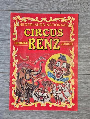 Circus Herman Renz Junior programma boekje 1992. beschikbaar voor biedingen