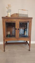 Art deco theekastje met prachtige versieringen, Huis en Inrichting, Art deco, Zo goed als nieuw, Onbekend, 25 tot 50 cm