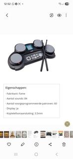 Elektrisch drumstel Fame. Nauwelijks gebruikt., Muziek en Instrumenten, Drumstellen en Slagwerk, Ophalen, Zo goed als nieuw, Overige merken
