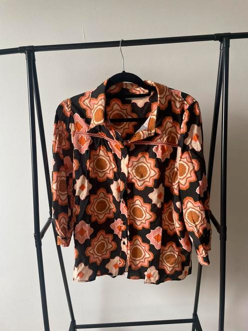 Geisha blouse maat XXL, Kleding | Dames, Blouses en Tunieken, Zo goed als nieuw, Maat 46/48 (XL) of groter, Zwart, Verzenden