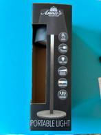 Portable light tafel lampjes zwart 2 stuks, Ophalen of Verzenden, Nieuw, Metaal, Minder dan 50 cm