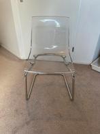 Transparante Design Stoel, Huis en Inrichting, Stoelen, Ophalen, Gebruikt, Overige kleuren, Metaal