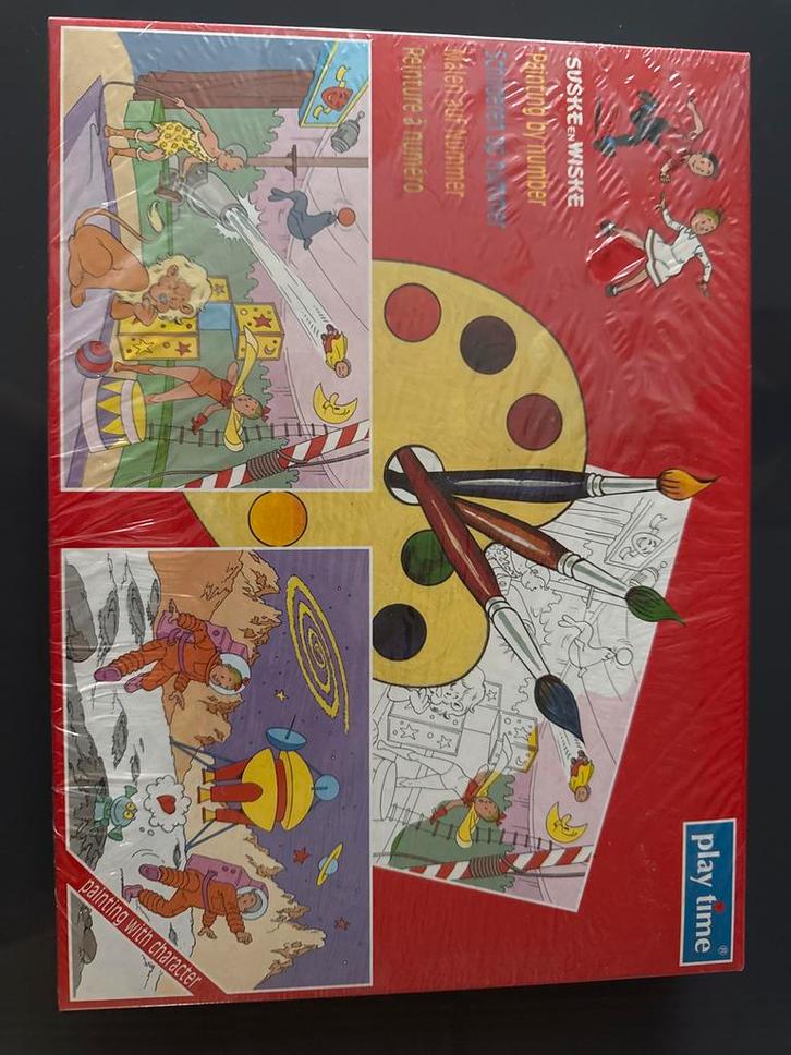 Suske en Wiske Schilderen op Nummer - Play Time, Hobby en Vrije tijd, Schilderen, Nieuw, Schilderen op nummer, Ophalen of Verzenden