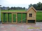 Konijnenhok konijnenren konijnenflat ook maatwerk, Dieren en Toebehoren, Konijnen, Vrouwelijk, Groot, 0 tot 2 jaar