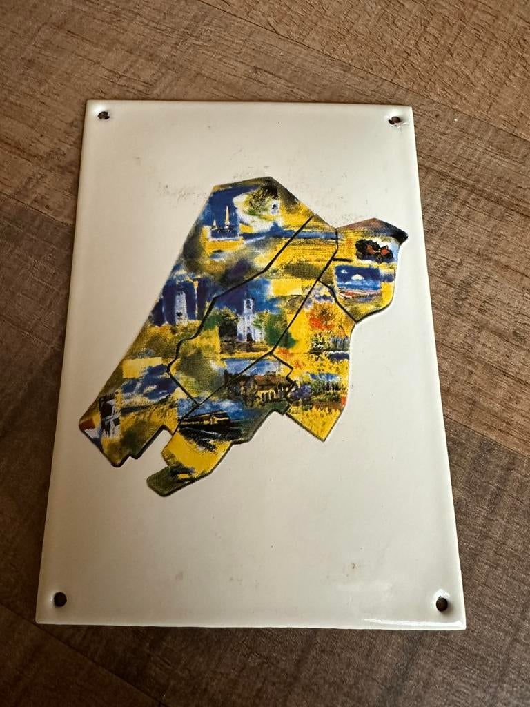 Emaille bordje, Verzamelen, Spoorwegen en Tramwegen, Ophalen of Verzenden, Zo goed als nieuw, Trein, Overige typen