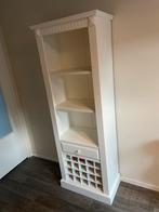 Kast ( wijnkast ) wit geverfd, Huis en Inrichting, Ophalen, Gebruikt, 50 tot 100 cm, Met lade(s)
