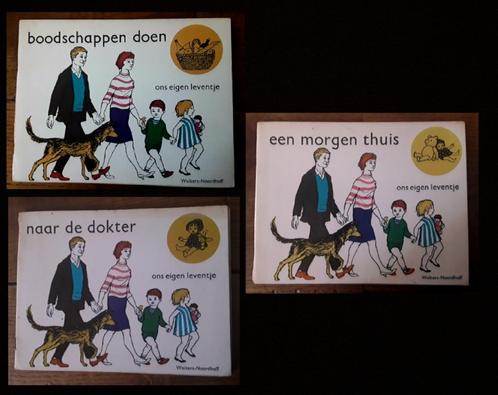Vintage boekjes ons eigen leventje - een morgen thuis - bood, Boeken, Kinderboeken | Kleuters, Gelezen, Jongen of Meisje, Ophalen of Verzenden