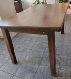 verlengbare eiken tafel 140 tot 190 cm, Huis en Inrichting, Tafels | Eettafels, Ophalen, Gebruikt, 100 tot 150 cm, Vijf personen of meer